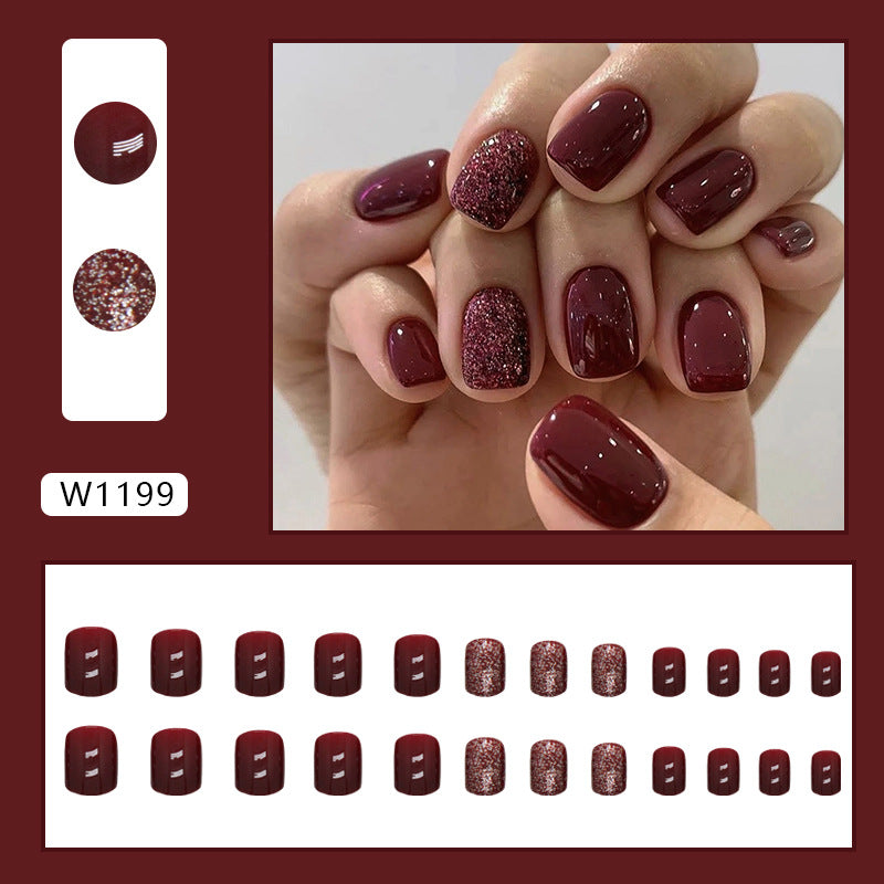Elegant Minimalist Press-On Nail Set (24pcs) (DESIGN 7337)