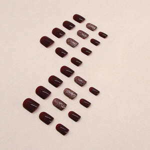 Elegant Minimalist Press-On Nail Set (24pcs) (DESIGN 7337)