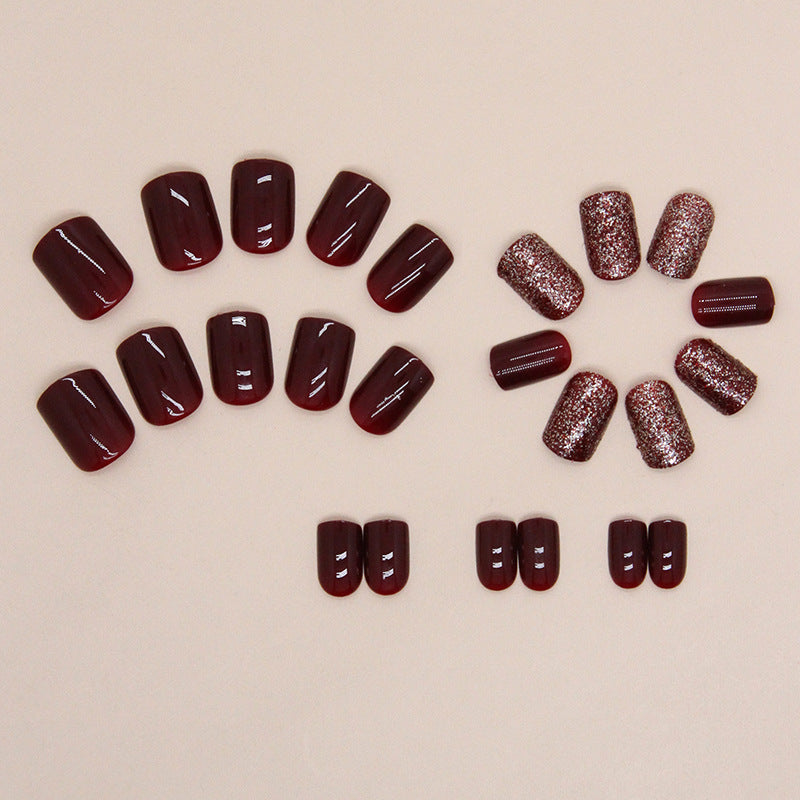 Elegant Minimalist Press-On Nail Set (24pcs) (DESIGN 7337)