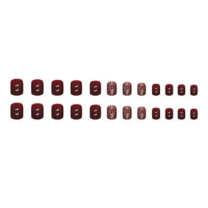 Elegant Minimalist Press-On Nail Set (24pcs) (DESIGN 7337)