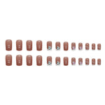 Elegant Minimalist Press-On Nail Set (24pcs) (DESIGN 7338)