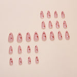 Elegant Minimalist Press-On Nail Set (24pcs) (DESIGN 7339)