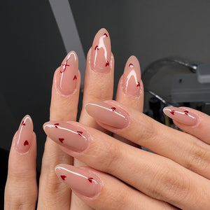Elegant Minimalist Press-On Nail Set (24pcs) (DESIGN 7339)