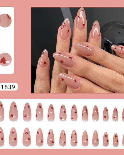 Elegant Minimalist Press-On Nail Set (24pcs) (DESIGN 7339)