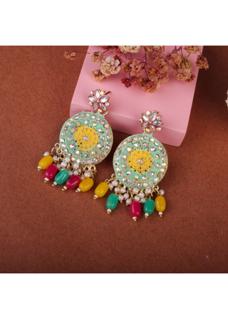 Afgani German Silver Oxidized Jhumki Earrings for Women (DESIGN 733)