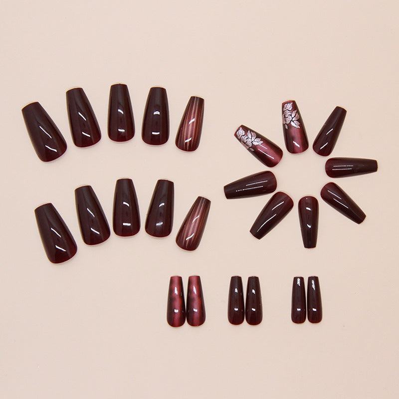 Elegant Minimalist Press-On Nail Set (24pcs) (DESIGN 7340)
