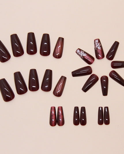 Elegant Minimalist Press-On Nail Set (24pcs) (DESIGN 7340)