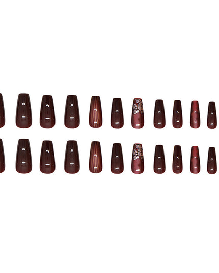 Elegant Minimalist Press-On Nail Set (24pcs) (DESIGN 7340)