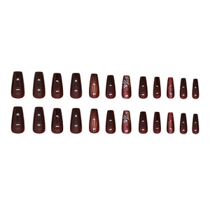 Elegant Minimalist Press-On Nail Set (24pcs) (DESIGN 7340)