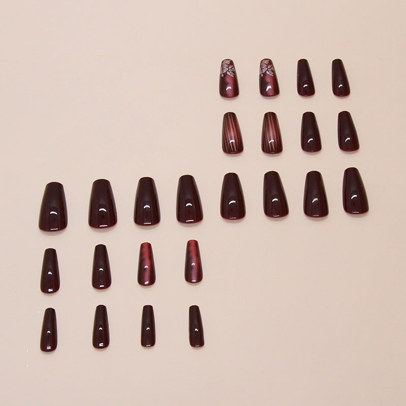Elegant Minimalist Press-On Nail Set (24pcs) (DESIGN 7340)