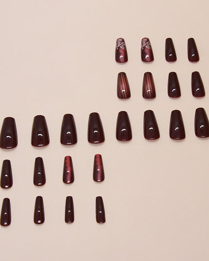 Elegant Minimalist Press-On Nail Set (24pcs) (DESIGN 7340)