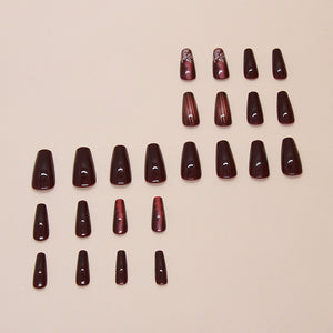 Elegant Minimalist Press-On Nail Set (24pcs) (DESIGN 7340)