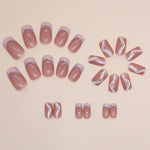 Elegant Minimalist Press-On Nail Set (24pcs) (DESIGN 7342)