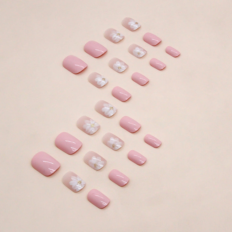 Elegant Minimalist Press-On Nail Set (24pcs) (DESIGN 7343)