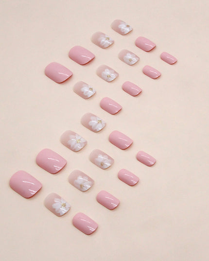 Elegant Minimalist Press-On Nail Set (24pcs) (DESIGN 7343)