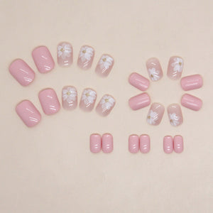 Elegant Minimalist Press-On Nail Set (24pcs) (DESIGN 7343)