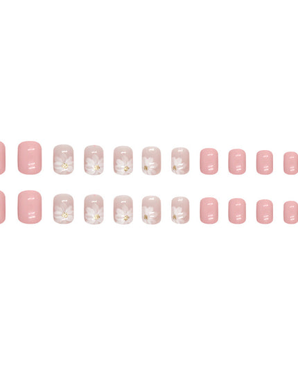 Elegant Minimalist Press-On Nail Set (24pcs) (DESIGN 7343)
