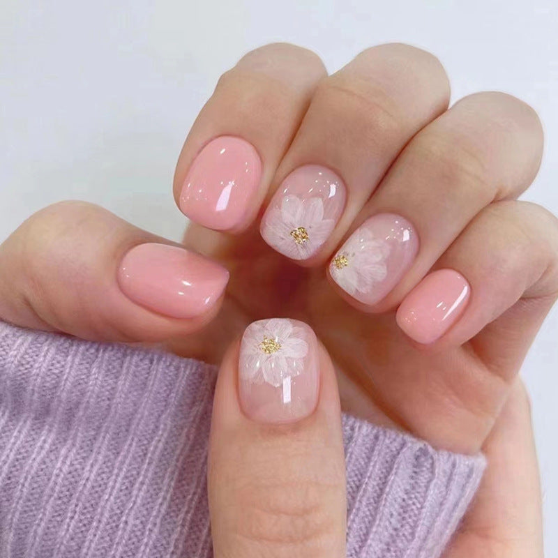 Elegant Minimalist Press-On Nail Set (24pcs) (DESIGN 7343)