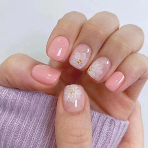 Elegant Minimalist Press-On Nail Set (24pcs) (DESIGN 7343)