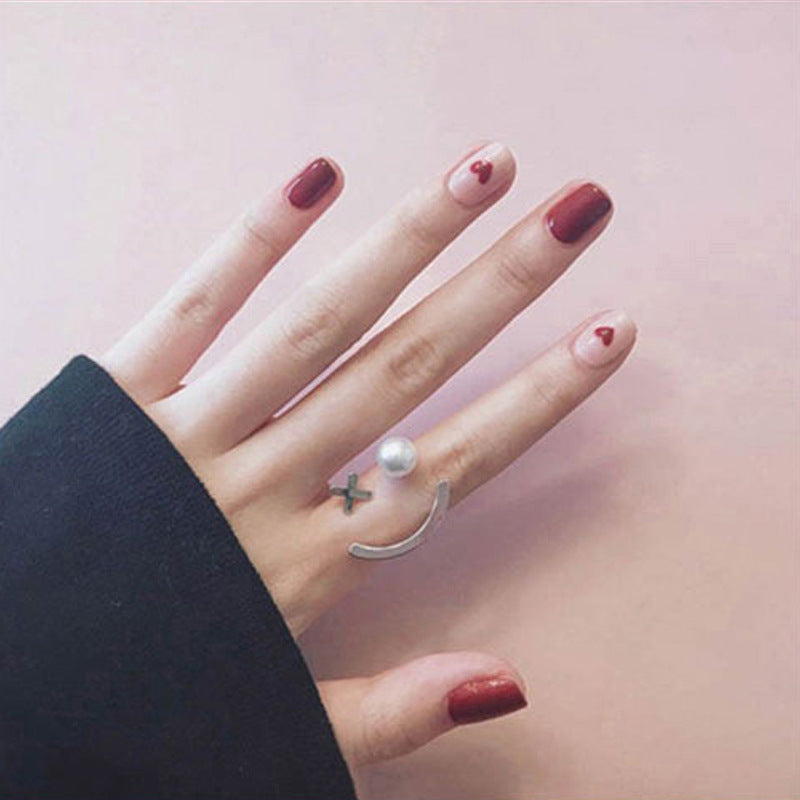 Elegant Minimalist Press-On Nail Set (24pcs) (DESIGN 7362)