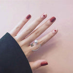 Elegant Minimalist Press-On Nail Set (24pcs) (DESIGN 7362)