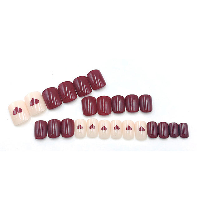 Elegant Minimalist Press-On Nail Set (24pcs) (DESIGN 7362)