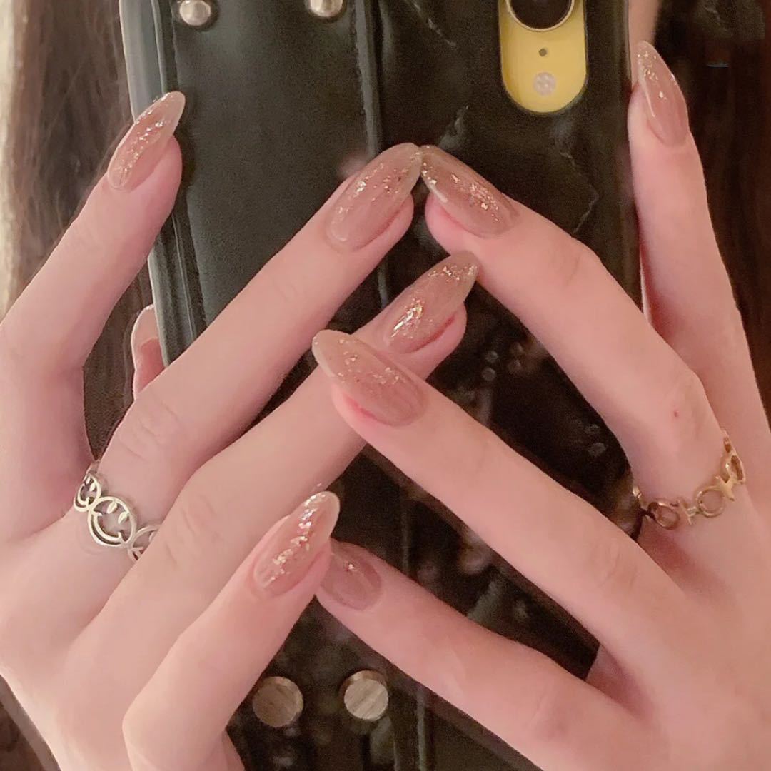 Elegant Minimalist Press-On Nail Set (24pcs) (DESIGN 7363)