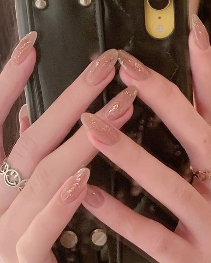 Elegant Minimalist Press-On Nail Set (24pcs) (DESIGN 7363)