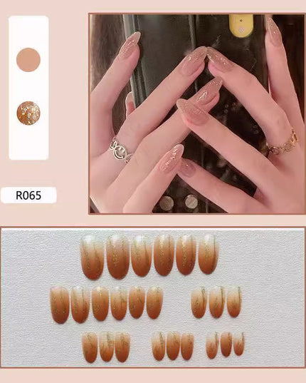Elegant Minimalist Press-On Nail Set (24pcs) (DESIGN 7363)
