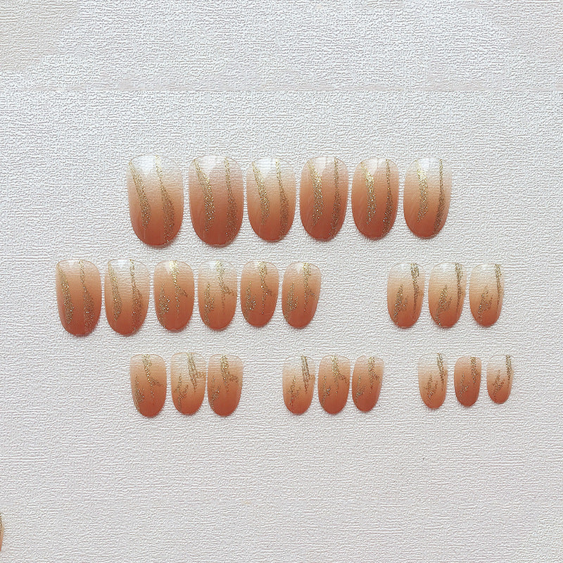 Elegant Minimalist Press-On Nail Set (24pcs) (DESIGN 7363)
