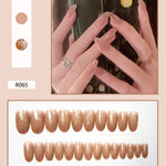 Elegant Minimalist Press-On Nail Set (24pcs) (DESIGN 7363)