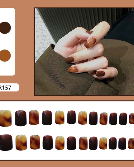 Elegant Minimalist Press-On Nail Set (24pcs) (DESIGN 7364)