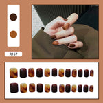 Elegant Minimalist Press-On Nail Set (24pcs) (DESIGN 7364)