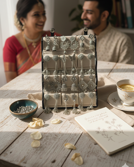 Boho Glam Oxidized Studs Gift Box – Set of 12 (COMBO 01)