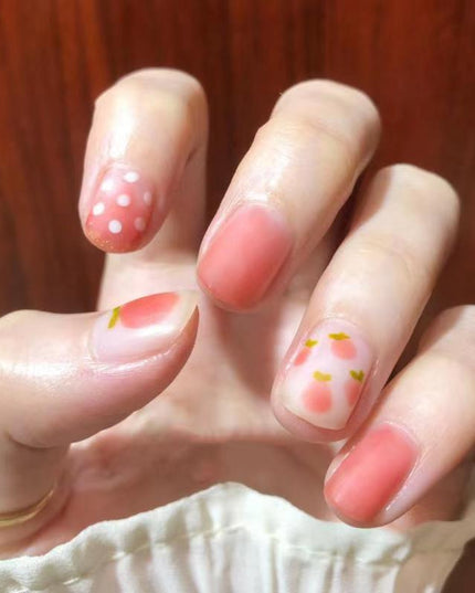 Elegant Minimalist Press-On Nail Set (24pcs) (DESIGN 7408)