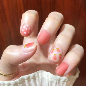 Elegant Minimalist Press-On Nail Set (24pcs) (DESIGN 7408)