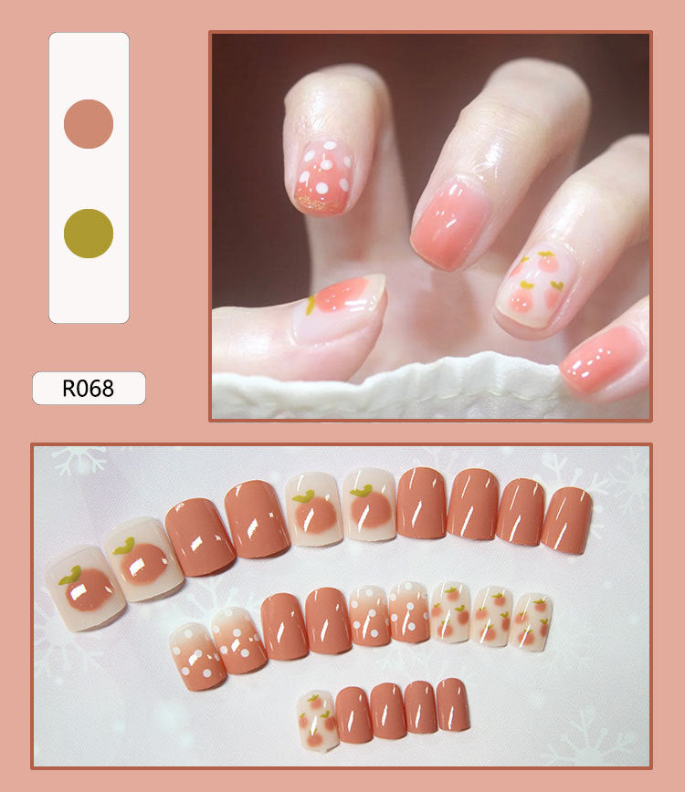 Elegant Minimalist Press-On Nail Set (24pcs) (DESIGN 7408)