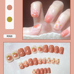Elegant Minimalist Press-On Nail Set (24pcs) (DESIGN 7408)