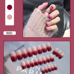 Elegant Minimalist Press-On Nail Set (24pcs) (DESIGN 7450)
