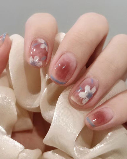 Elegant Minimalist Press-On Nail Set (24pcs) (DESIGN 7454)