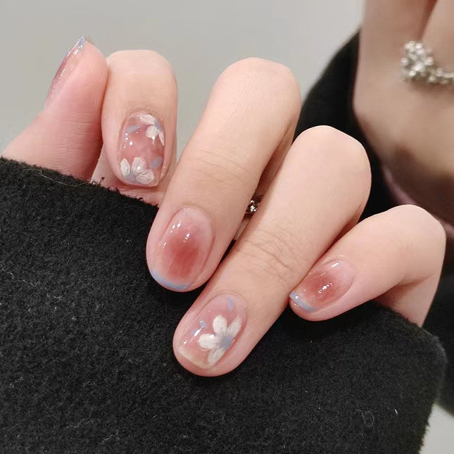 Elegant Minimalist Press-On Nail Set (24pcs) (DESIGN 7454)