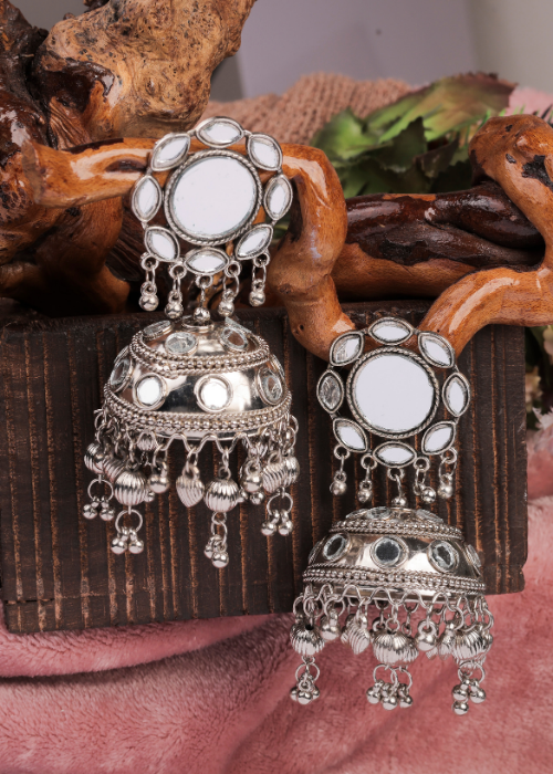 Silver 2025 jhumka design