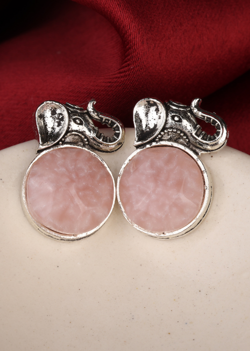 Afgani German Silver Oxidized Jhumki Earrings for Women (DESIGN 840)