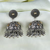 Afgani German Silver Oxidized Jhumki Earrings for Women (DESIGN 862)