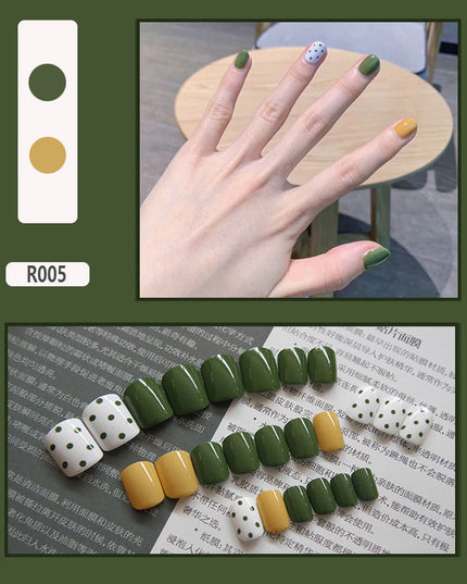Elegant Minimalist Press-On Nail Set (24pcs) (DESIGN 7314)
