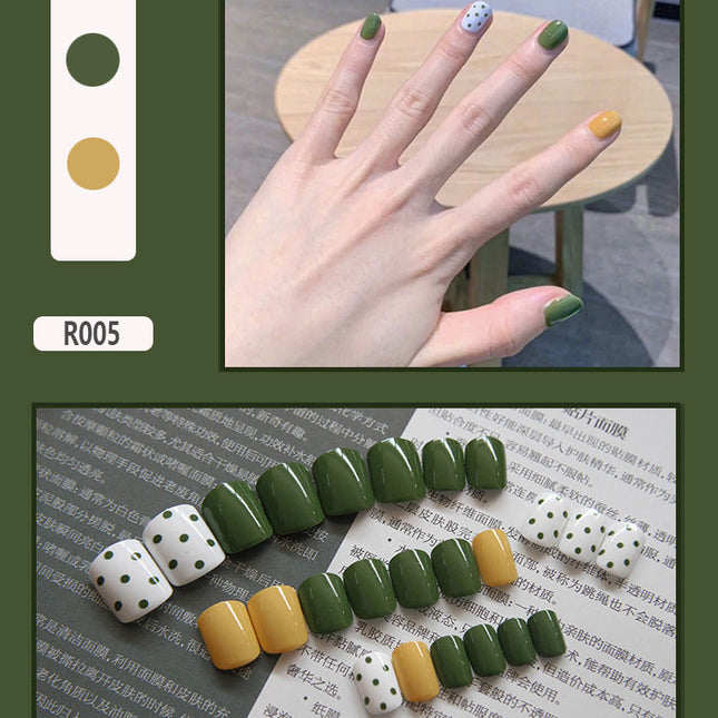 Elegant Minimalist Press-On Nail Set (24pcs) (DESIGN 7314)