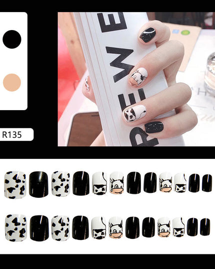 Elegant Minimalist Press-On Nail Set (24pcs) (DESIGN 7316)