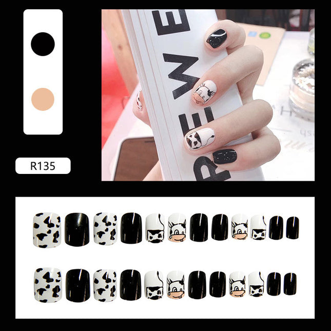Elegant Minimalist Press-On Nail Set (24pcs) (DESIGN 7316)