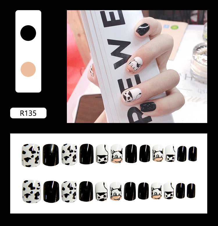 Elegant Minimalist Press-On Nail Set (24pcs) (DESIGN 7316)
