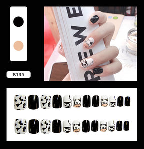 Elegant Minimalist Press-On Nail Set (24pcs) (DESIGN 7316)